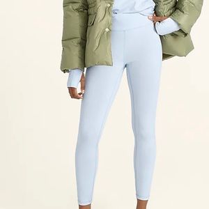 J. Crew NWT High-rise 7/8 leggings in Signature flex - Light Blue
